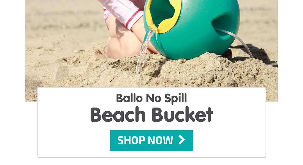 Ballo No Spill Beach Bucket - Shop Now