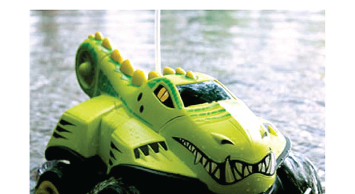 Mega Morphibian Crocodile - 49 MHz