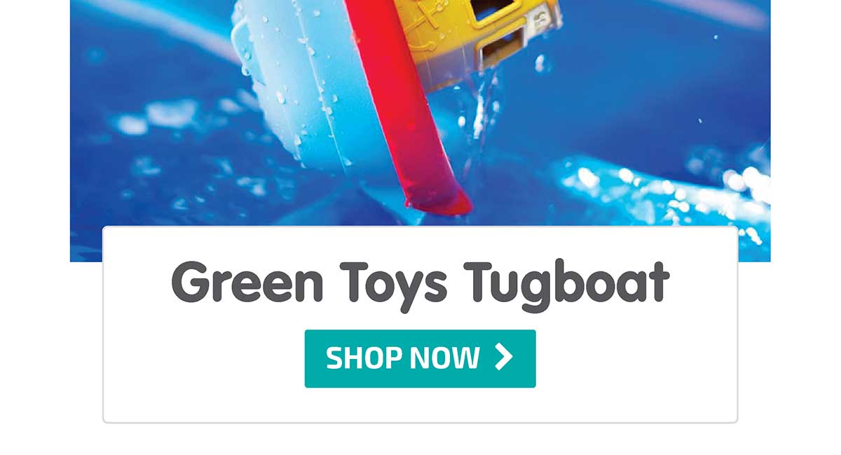 My First Green Toys - Tugboat - Shop Now