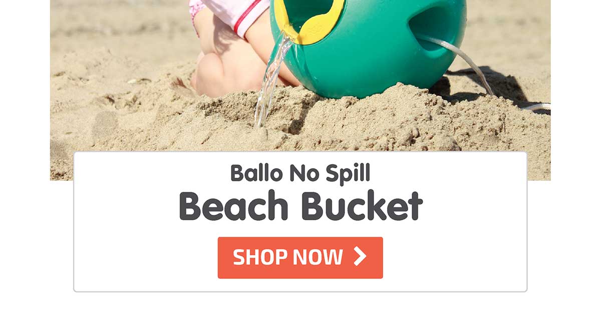 Ballo No Spill Beach Bucket - Shop Now
