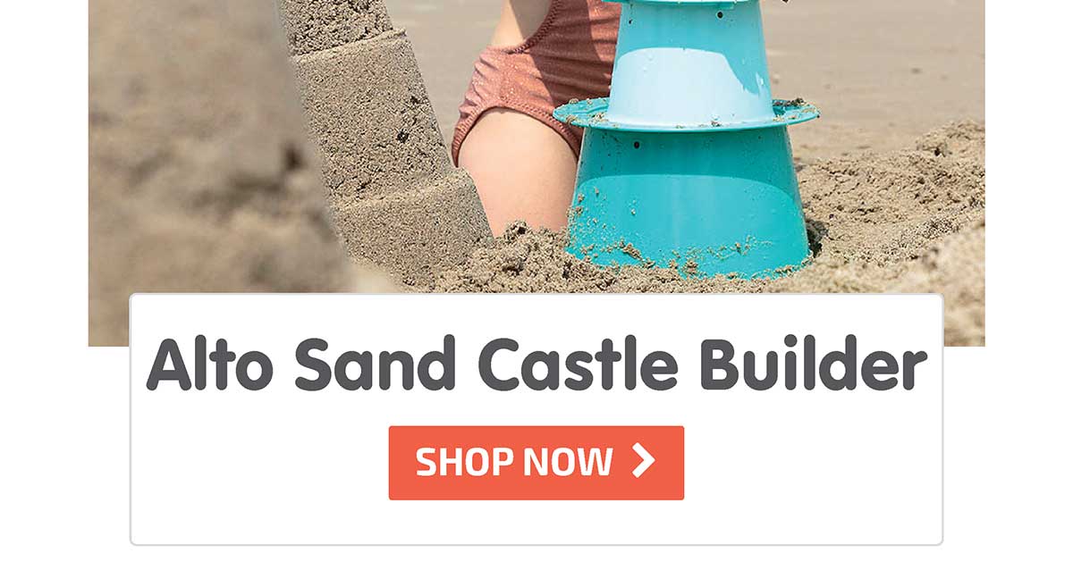 Alto Sand Castle Builder: Green + Blue + Orange - Shop Now