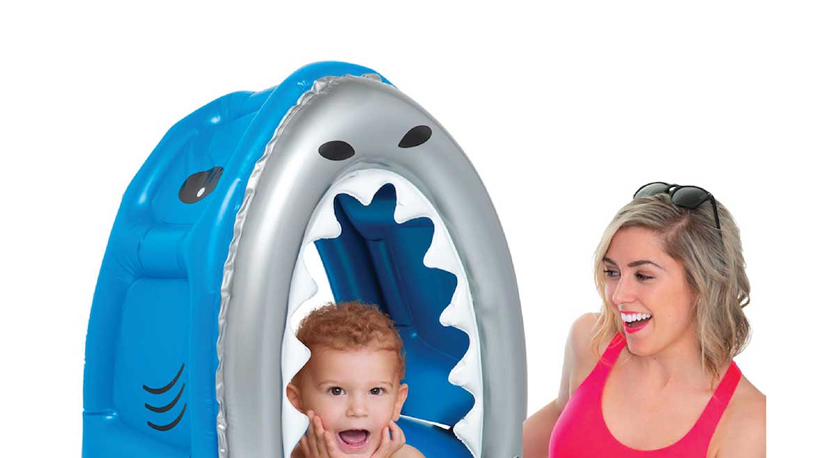 Lil' Shark Pool Float with Canopy