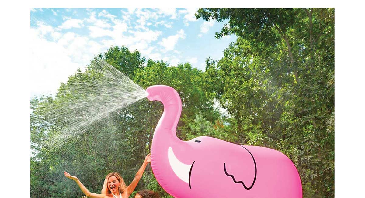 Giant Elephant Yard Sprinkler