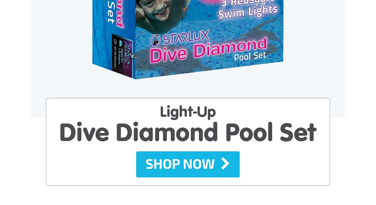 Light-Up Dive Diamond Pool Set - Shop Now