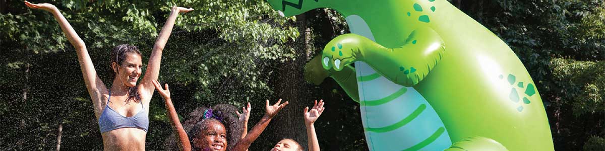 Giant Dinosaur Yard Sprinkler