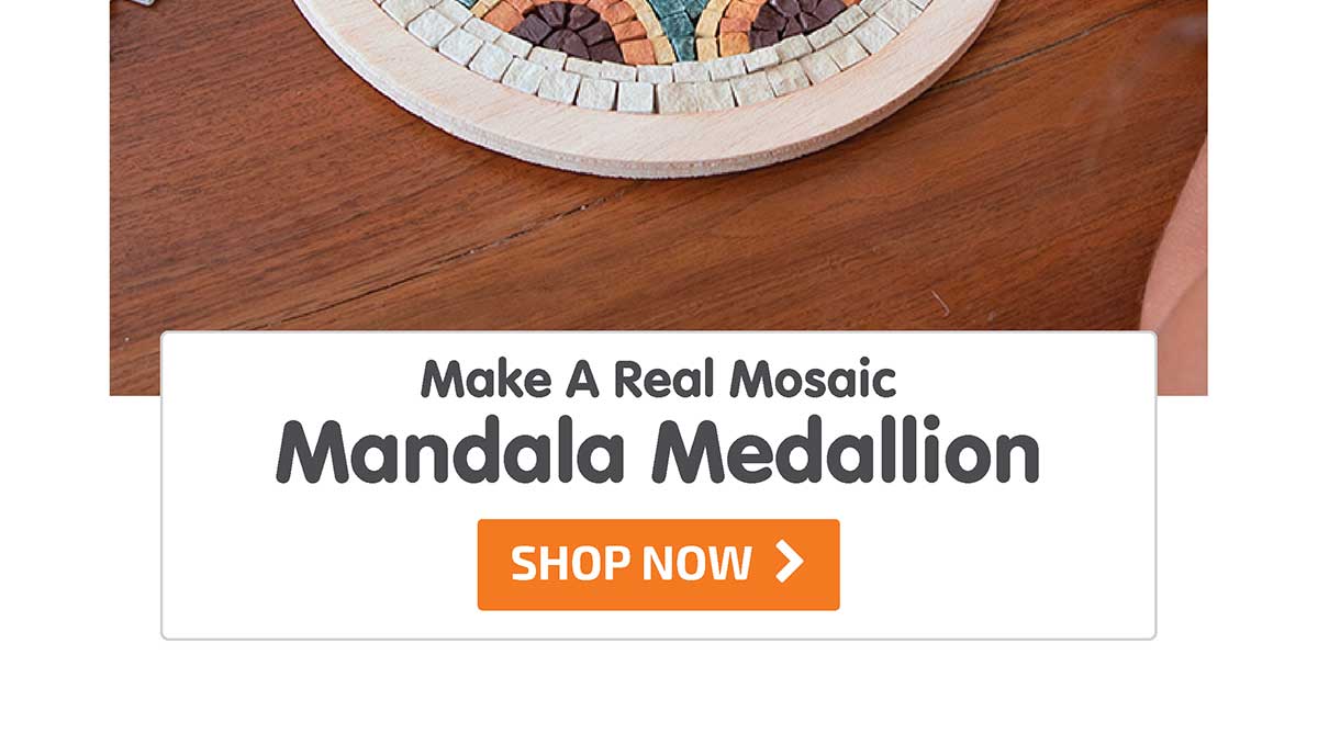 Make A Real Mosaic - Mandala Medallion - Shop Now