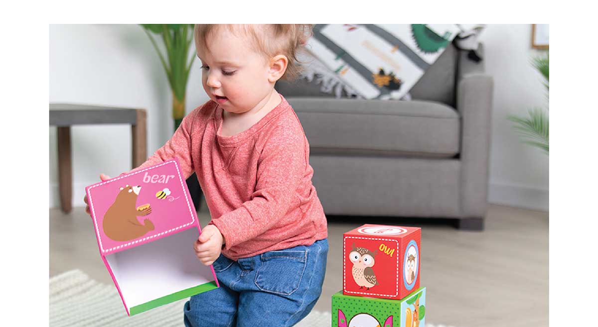 Woodland Friends Stacking Cubes
