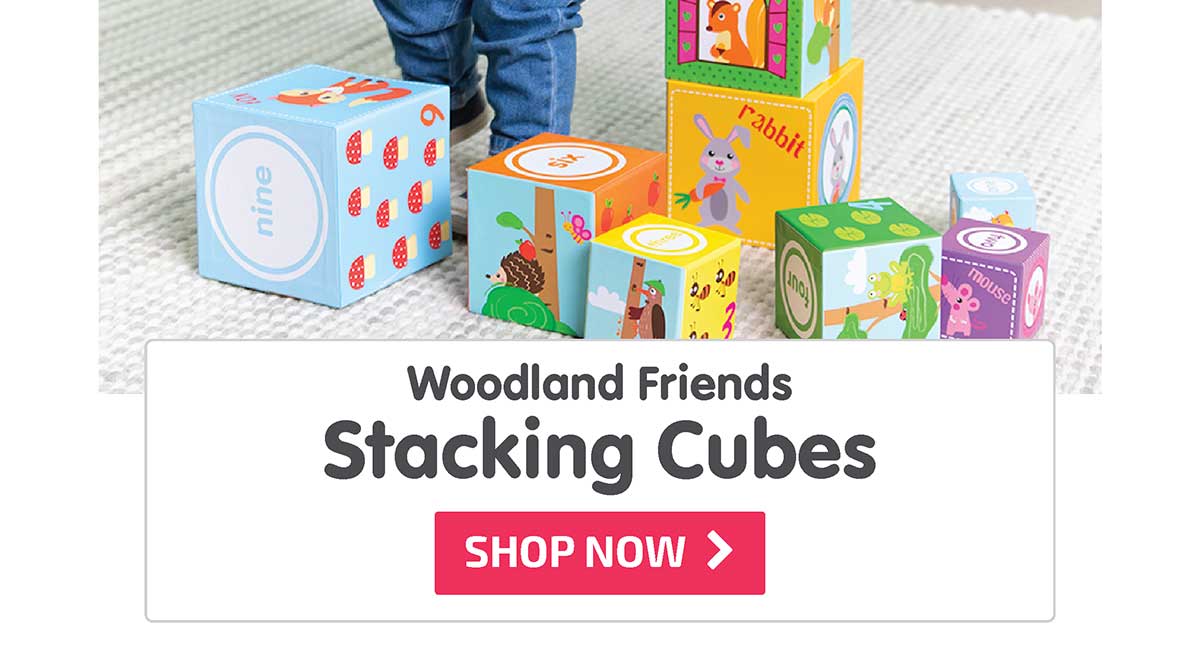 Woodland Friends Stacking Cubes - Shop Now