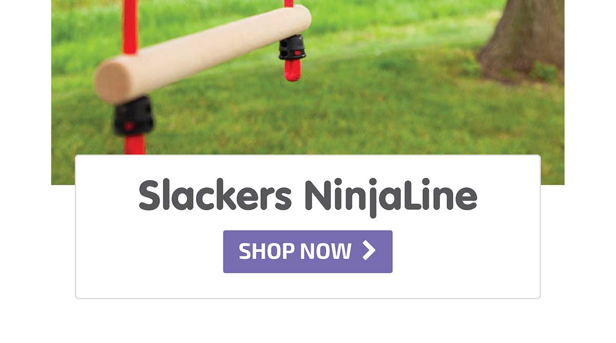 Slackers NinjaLine 36 Ft. Pro & Intro Combo Kit with 10 Obstacles - Shop Now