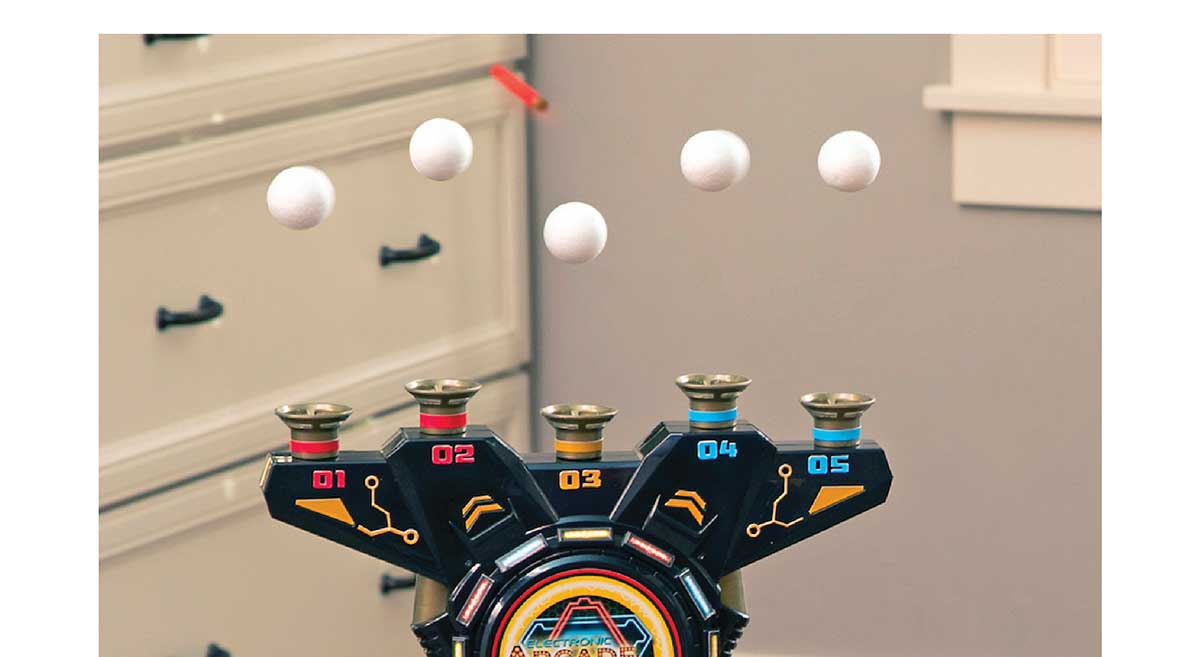 2 Player Electronic Arcade Hover Shot