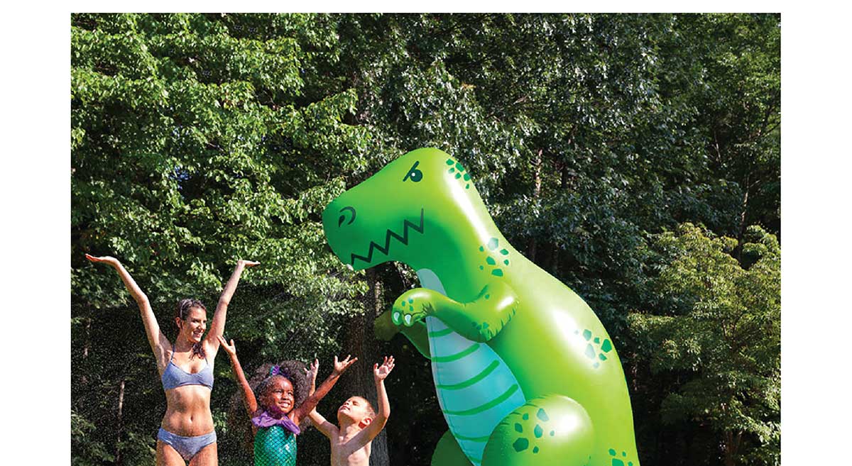 Giant Dinosaur Yard Sprinkler