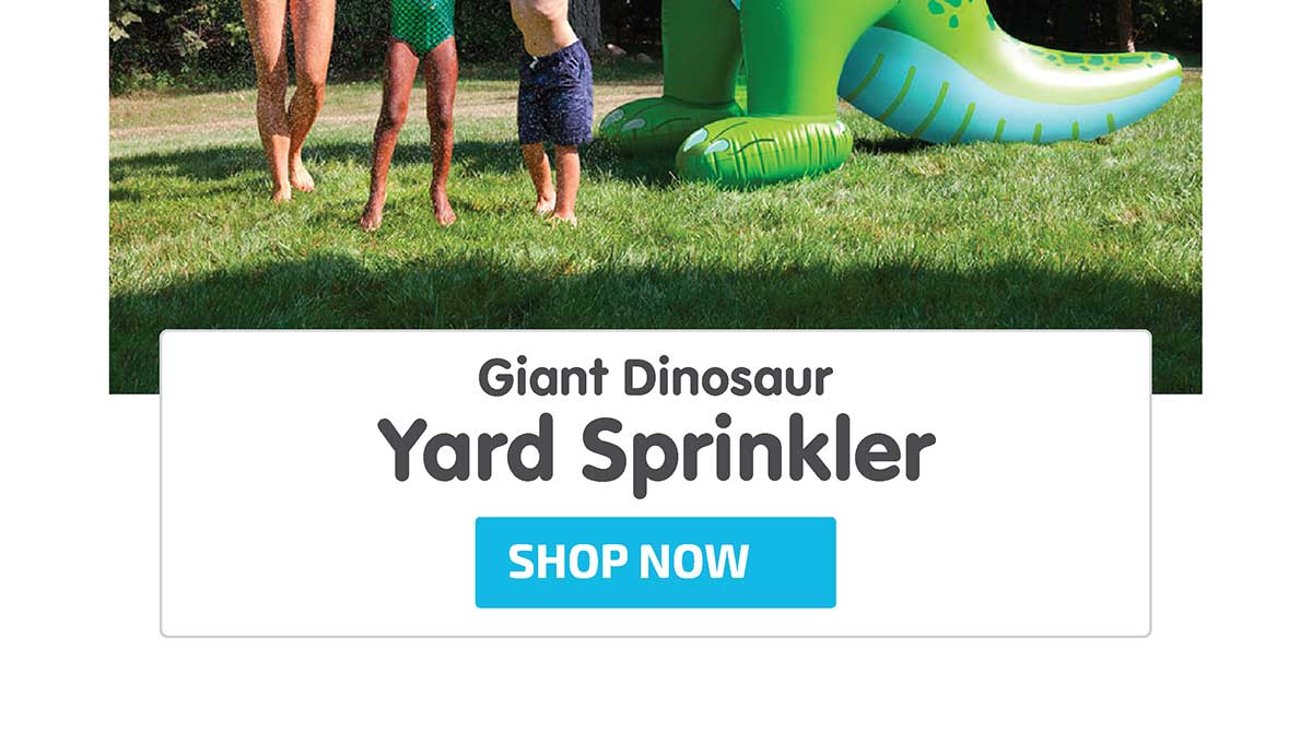 Giant Dinosaur Yard Sprinkler - Shop Now