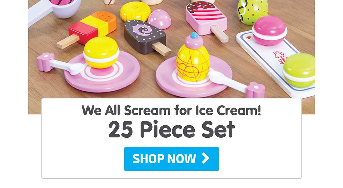 We All Scream for Ice Cream 25 Piece Set - Shop Now