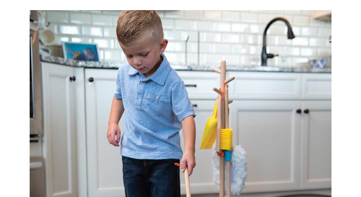 Sweep, Scrub, and Shine Cleaning Set