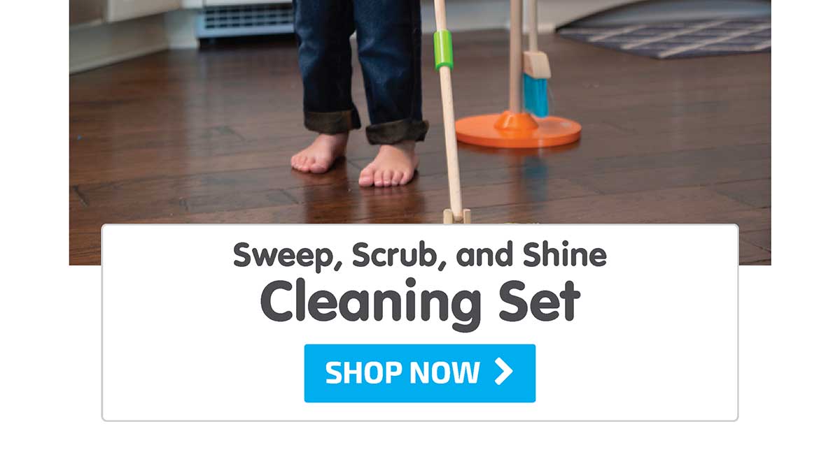 Sweep, Scrub, and Shine Cleaning Set - Shop Now
