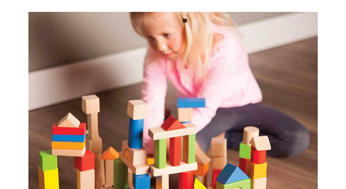TimberBlocks - 100 Piece Wooden Block Set
