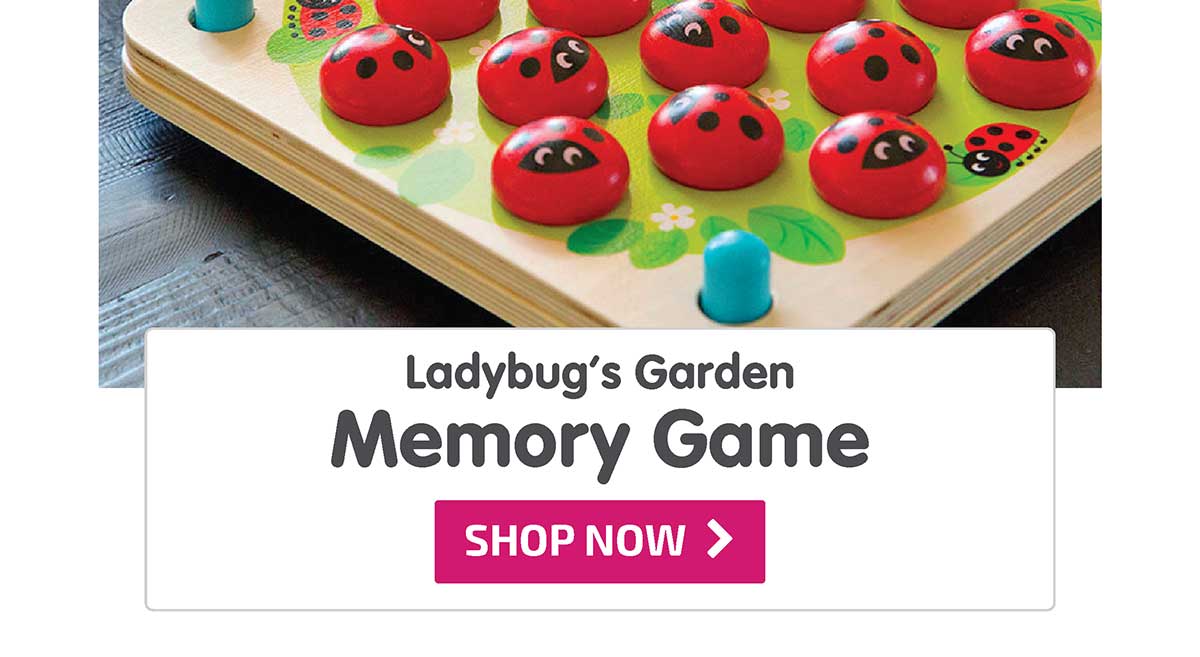 Ladybug's Garden Memory Game - Shop Now
