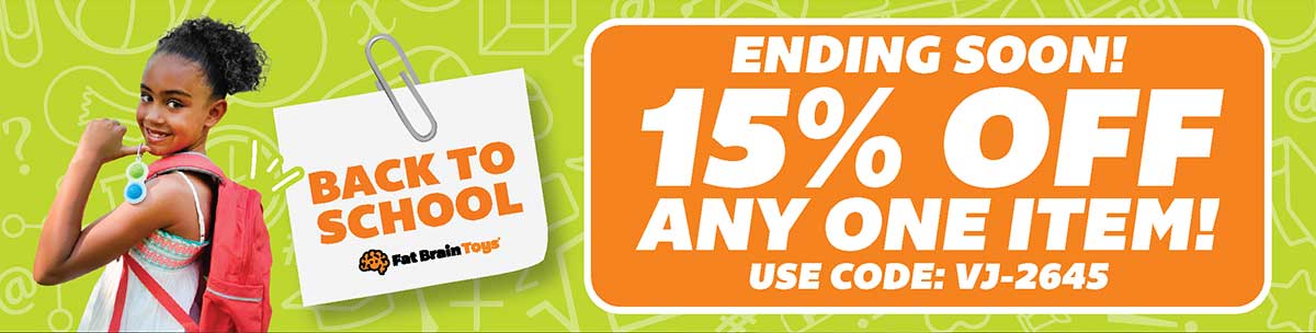 Ending Soon! Back to School! 15% Off Any One Item! Use Code: VJ-2645