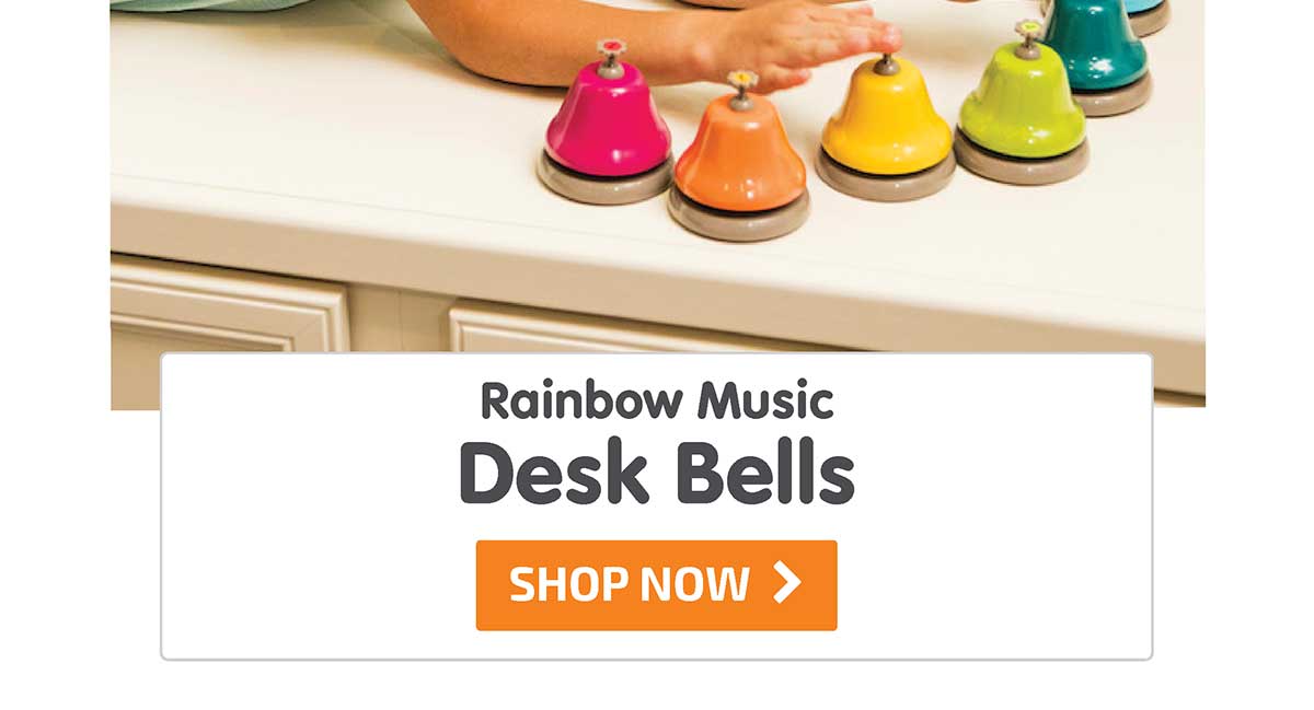 Rainbow Music Desk Bells - Shop Now