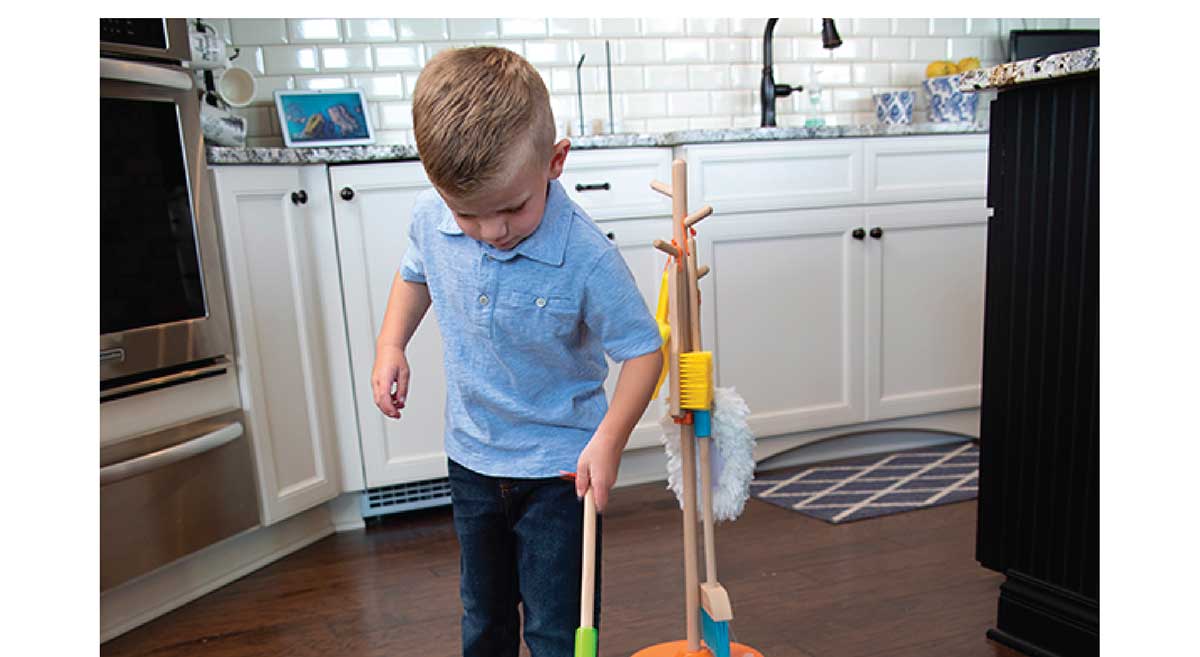 Sweep, Scrub, and Shine Cleaning Set