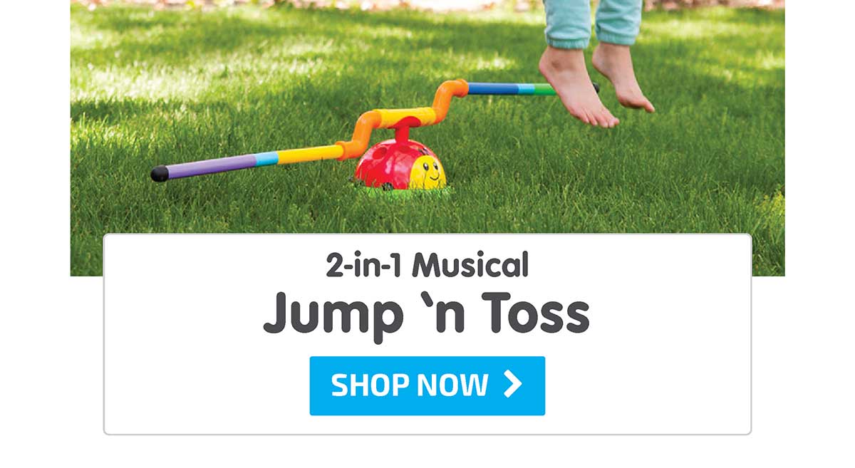 2-in-1 Musical Jump 'n Toss - Shop Now