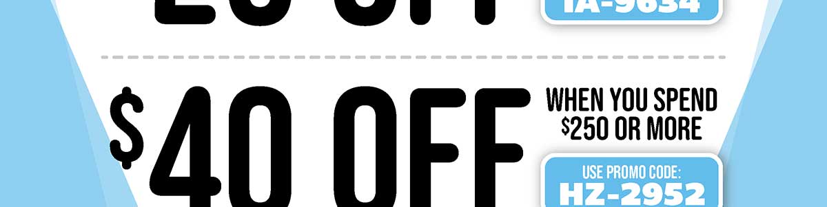 Up to $40 Off!
