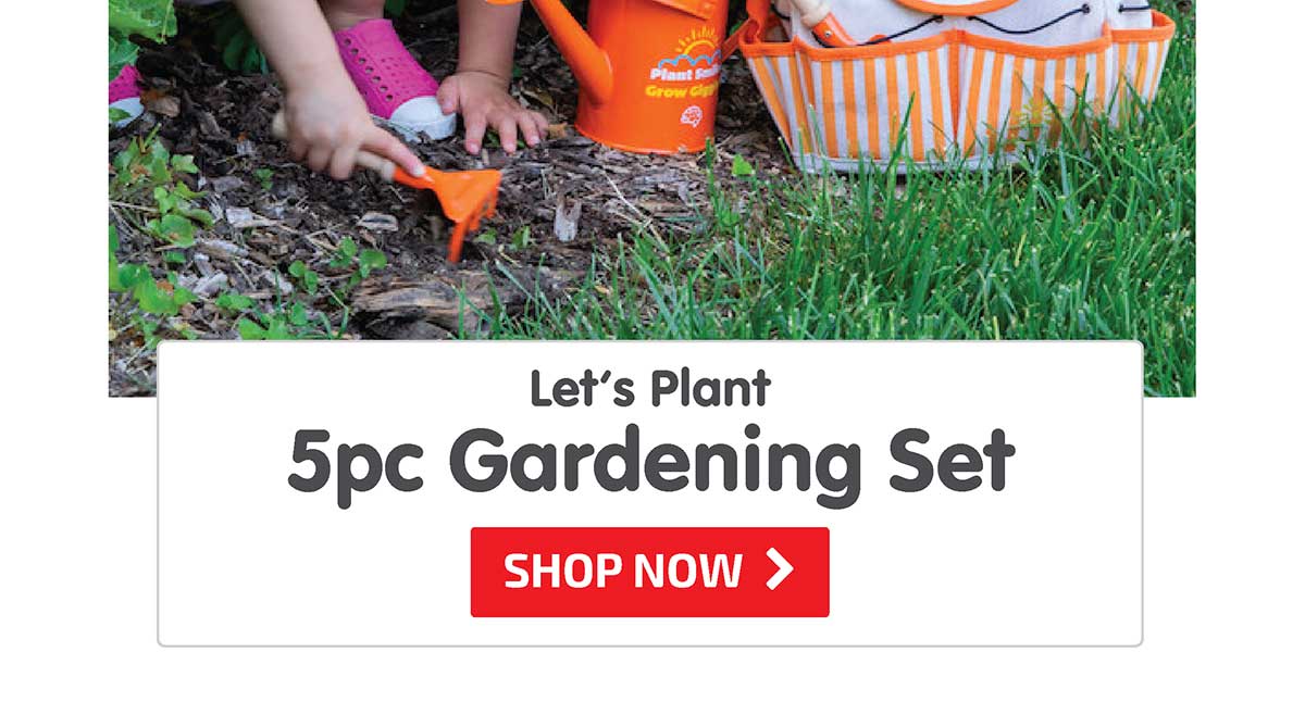 Let's Plant 5pc Gardening Set - Shop Now