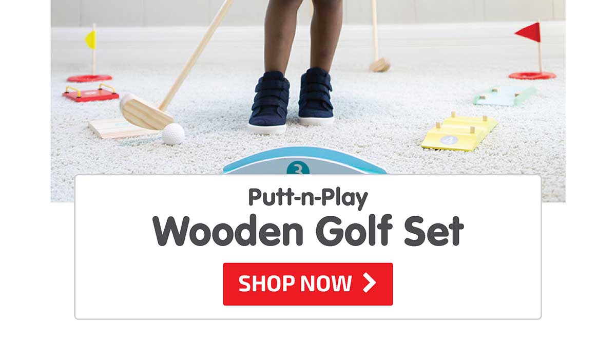 Putt-n-Play Wooden Golf Set - Shop Now