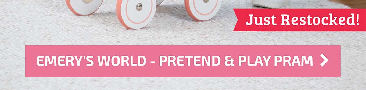 Emery's World - Pretend & Play Pram - Shop Now