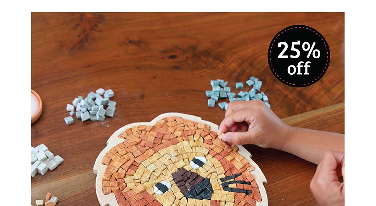 Make A Real Mosaic - Lion - 25% Off!