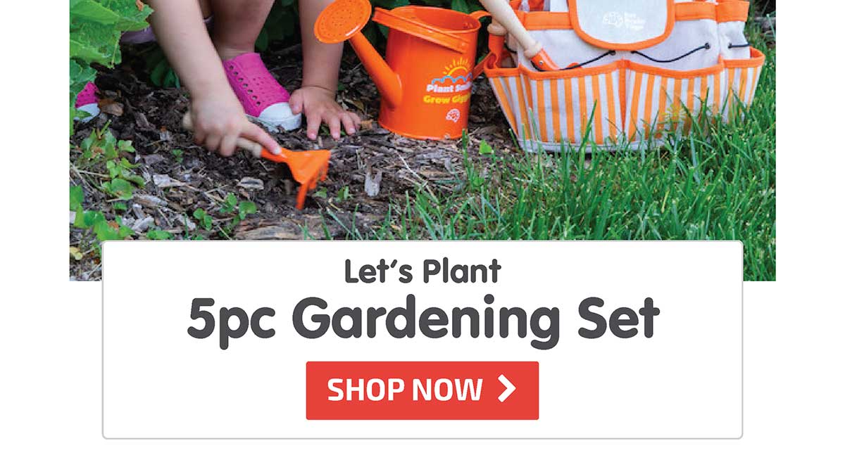 Let's Plant 5pc Gardening Set - 20% Off! - Shop Now