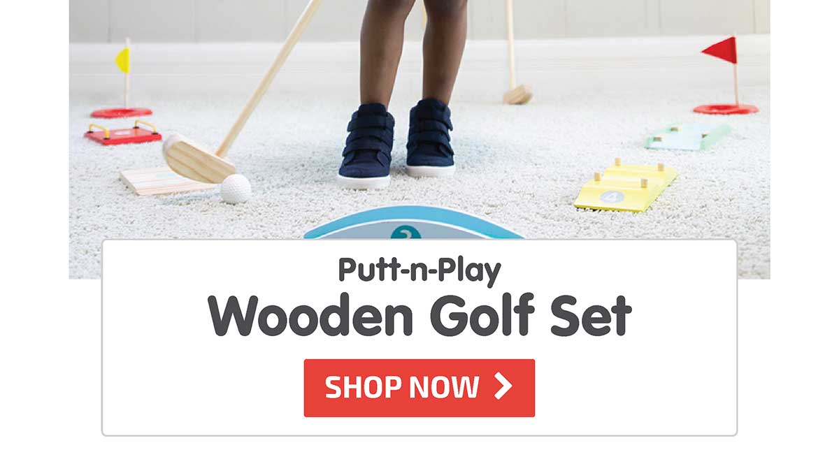 Putt-n-Play Wooden Golf Set - 15% Off! - Shop Now