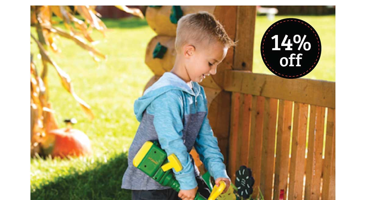 John Deere Preschool Lawn & Garden Set - 20% Off!