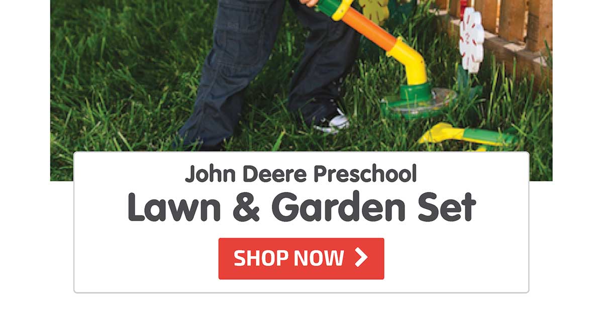 John Deere Preschool Lawn & Garden Set - 20% Off! - Shop Now