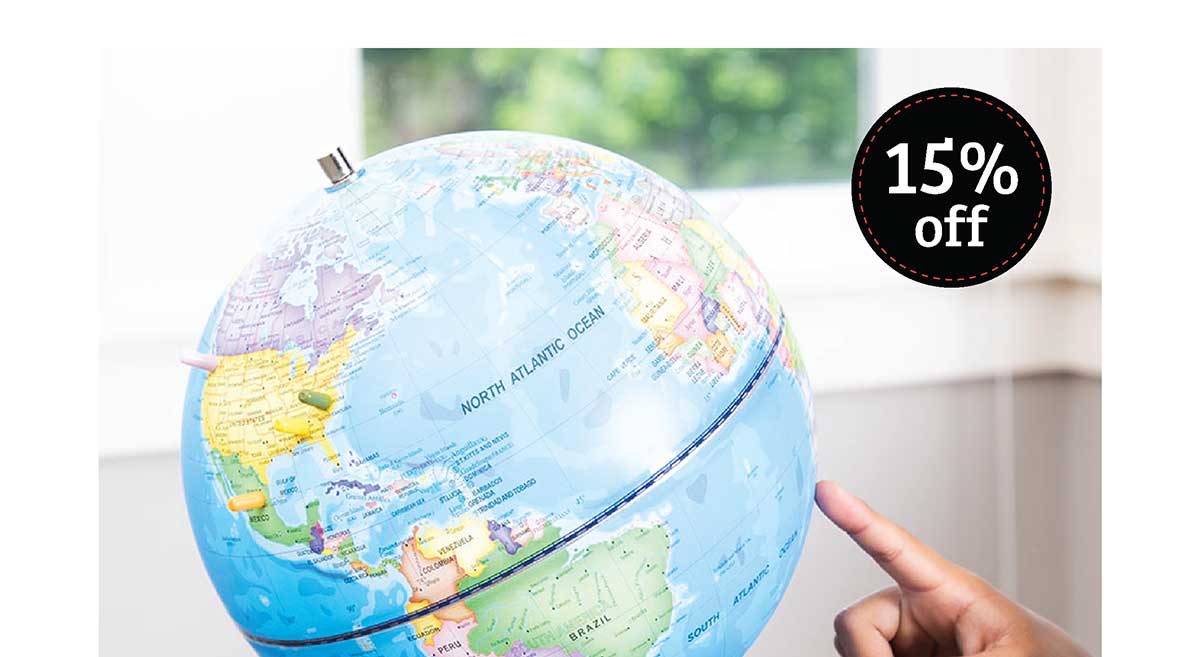 Passport to Adventure Magnetic Globe - 15% Off!