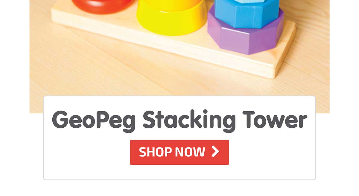 GeoPeg Stacking Tower - 15% Off! - Shop Now