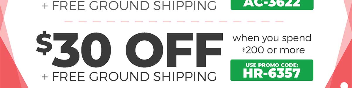 Cyber Monday! Free Shipping and Up to $30 Off!!