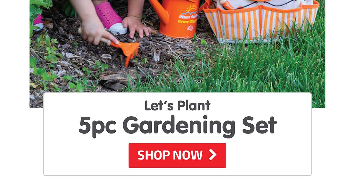 Let's Plant 5pc Gardening Set - Shop Now