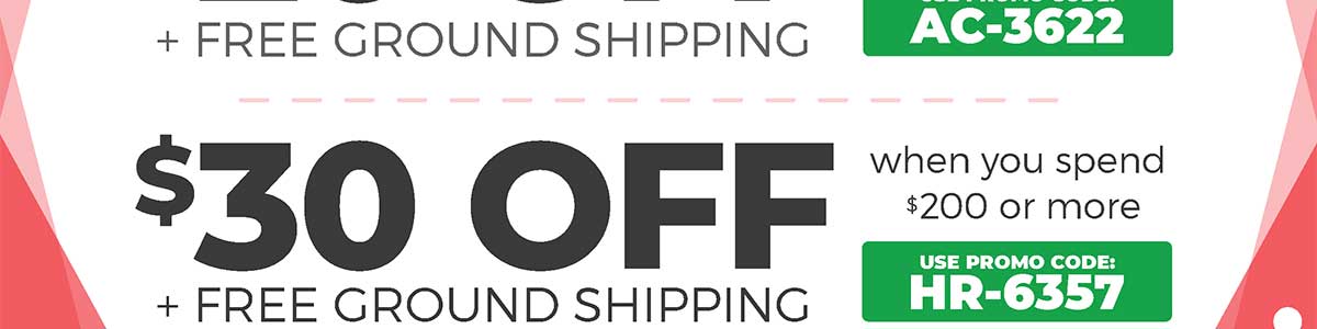 Cyber Monday! Free Shipping and Up to $30 Off!!