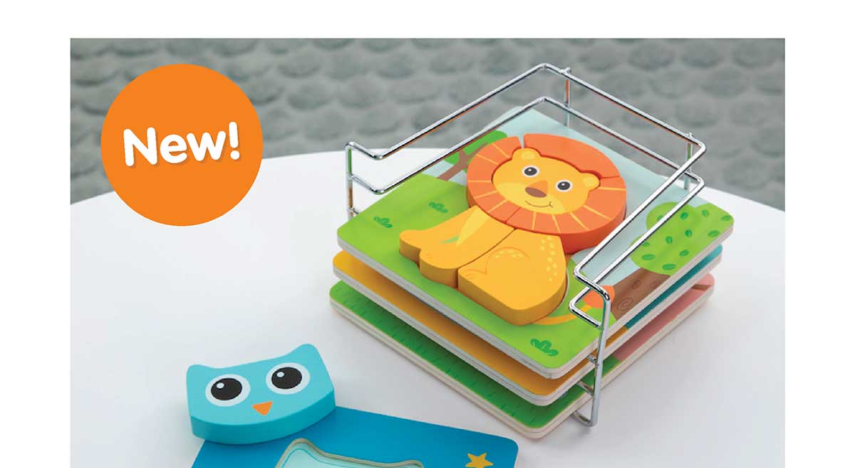 My First Easy Grasp Puzzle Set of Four: Animals - New!