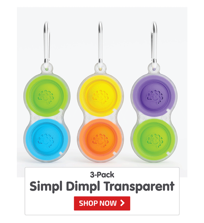 Simple Dimpl Transparent 3-pack