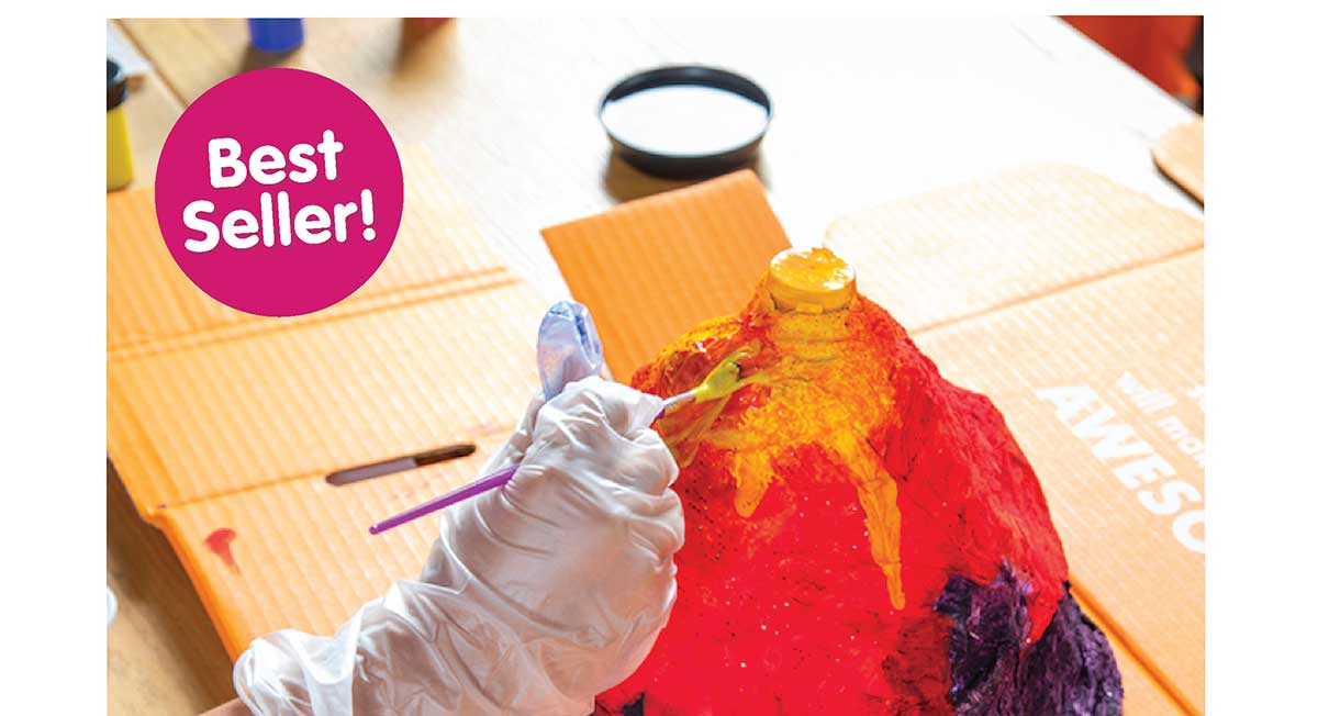 Surprise Ride - Build & Paint a Volcano Science Kit - Best Seller!