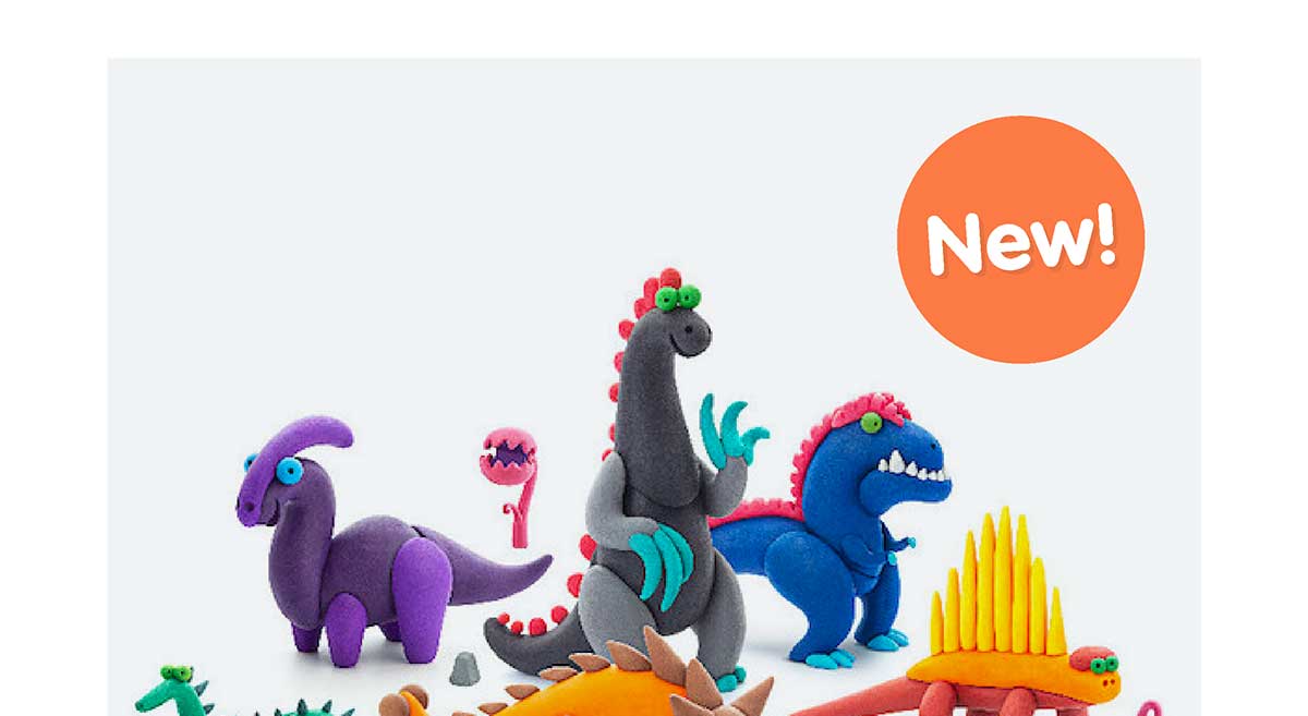 Hey Clay - Mega Dinos - New!