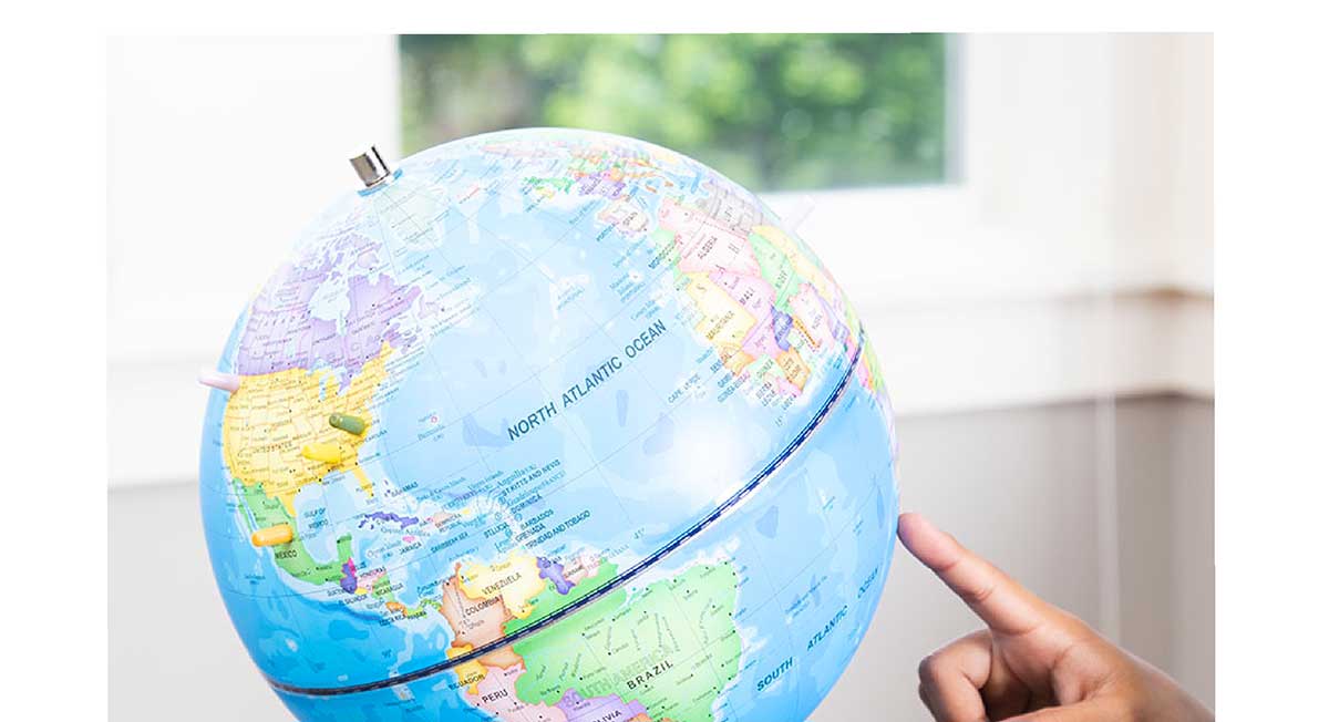 Passport to Adventure Magnetic Globe