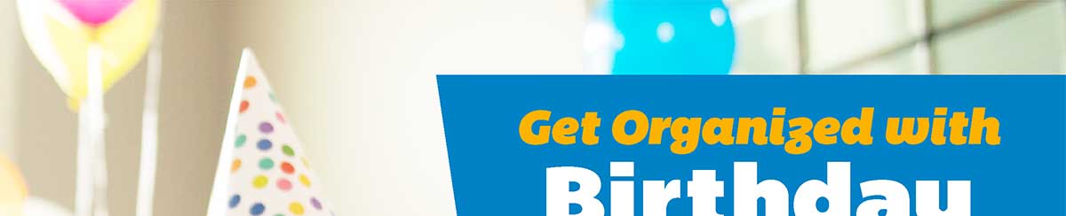 Get Organized With Birthday Concierge!