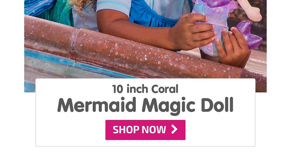 Mermaid Magic Doll Coral - 10 inch - Shop Now