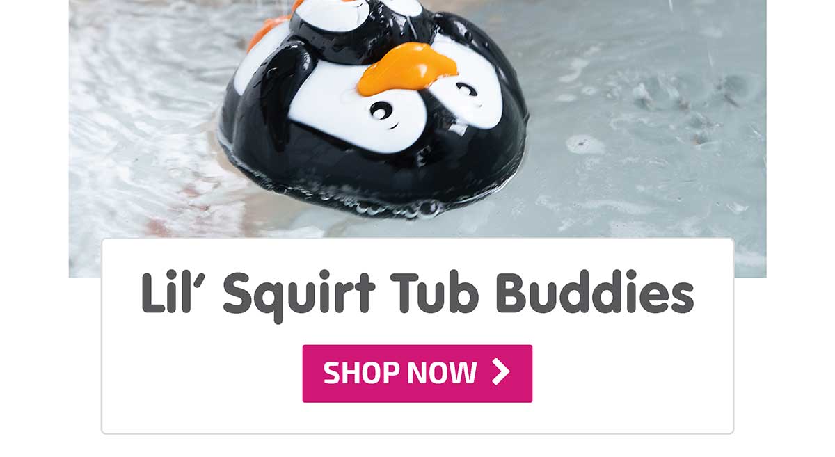 Lil' Squirt Tub Buddies - Shop Now