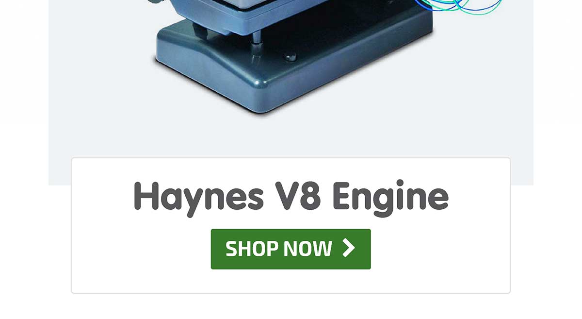 Haynes V8 Engine - Shop Now