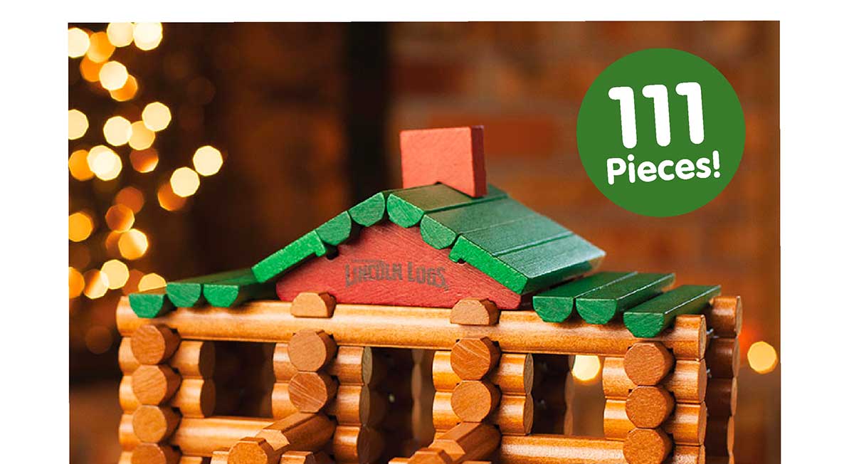 Lincoln Logs 100th Anniversary Tin - 111 pc 