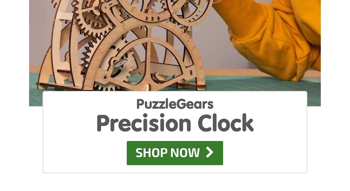 PuzzleGears: Precision Clock - Shop Now